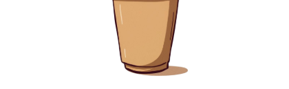 Printed coffee cup